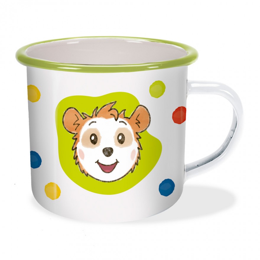 Bobo Siebenschläfer - Emaillebecher Punkte