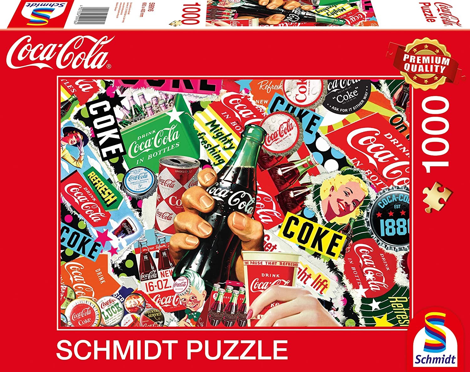Puzzle - Coca Cola is it! (1000 Teile)