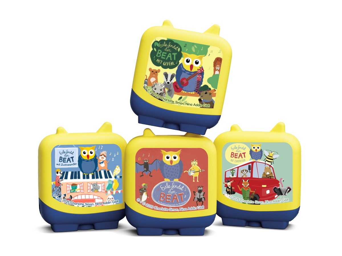Pocket Tonies 4er Set - Eule findet den Beat