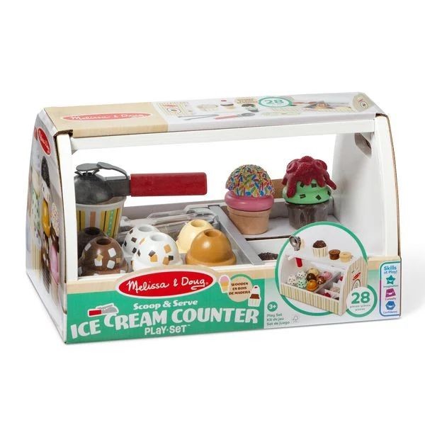 Melissa & Doug Rollenspiel: Eisdiele aus Holz