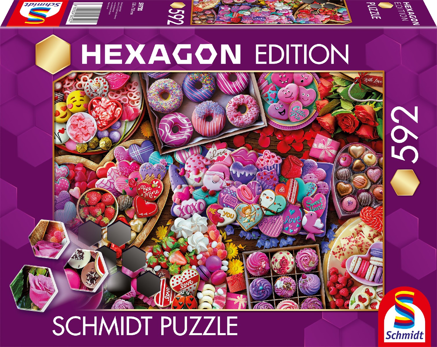 Hexagon Puzzle: Lieblingsleckereien (592 Teile)