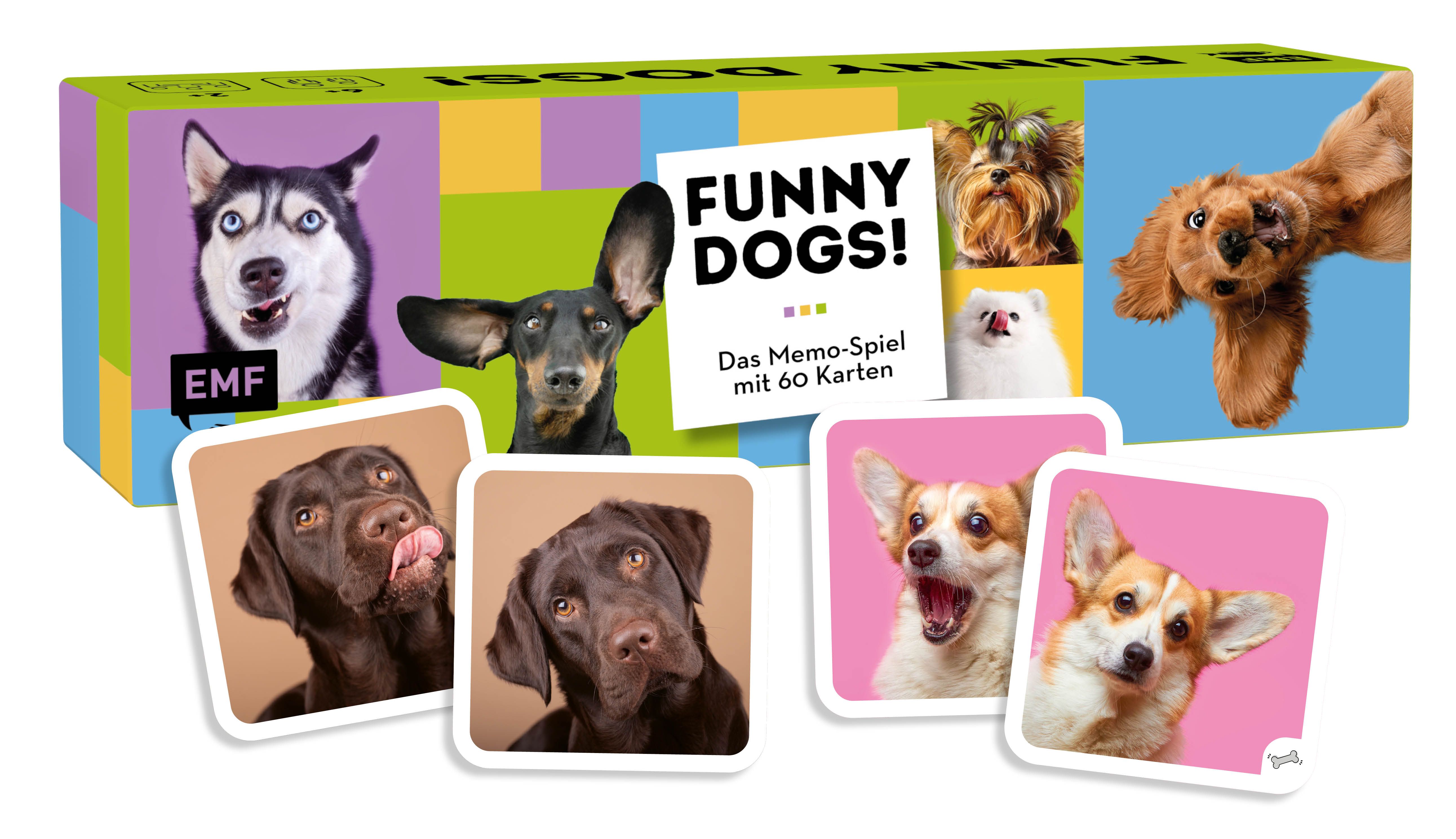 Memo-Spiel: Funny Dogs!