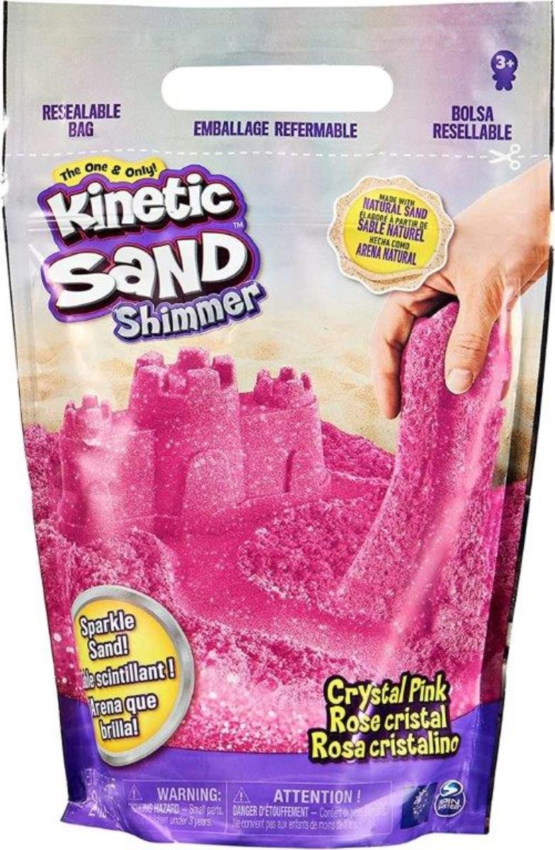 Kinetic Sand: Glitzersand Crystal Pink (907g)