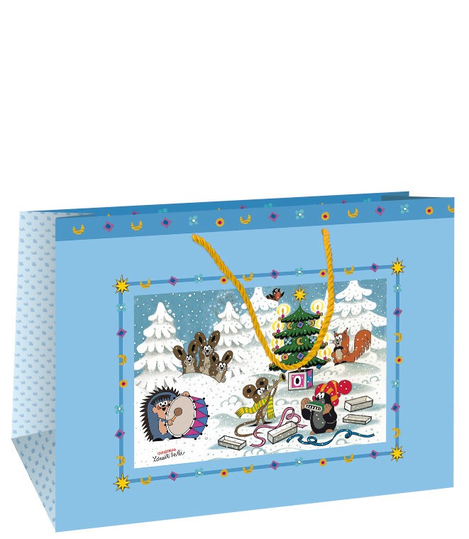 Der kleine Maulwurf - 3D Wintertasche, groß