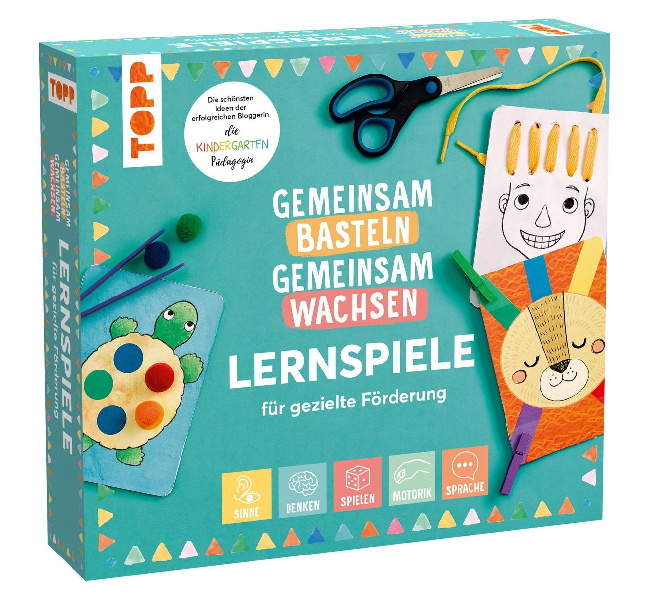 Gemeinsam basteln Lernspiel-Box