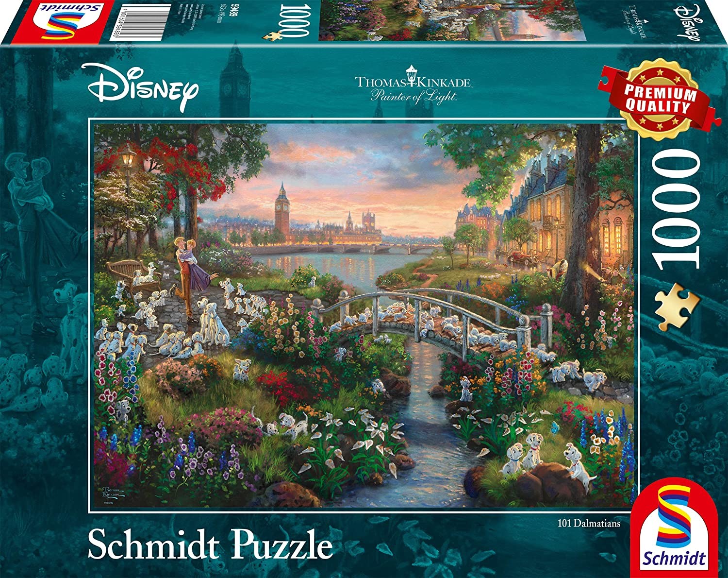 Puzzle - Disney: 101 Dalmatiner (1000 Teile)
