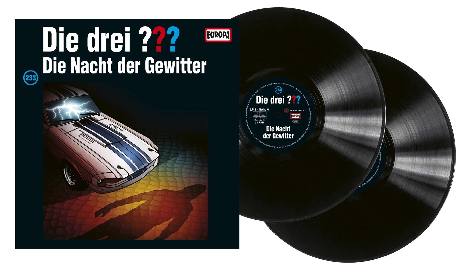 Die drei ??? 233 - Die Nacht der Gewitter (2LP)