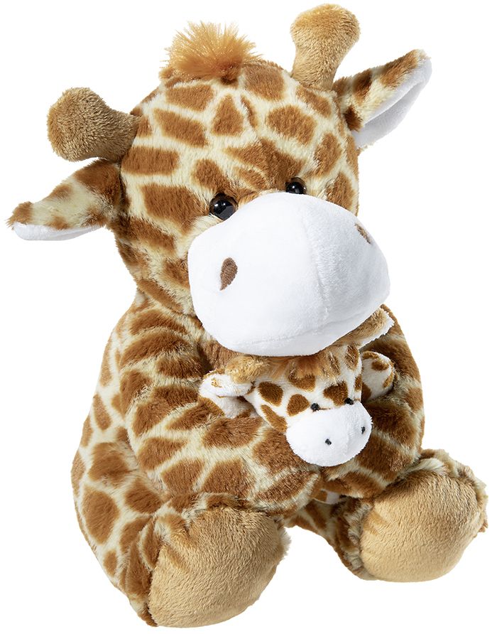 GIRAFFE mit Baby (Plüsch, 18cm)