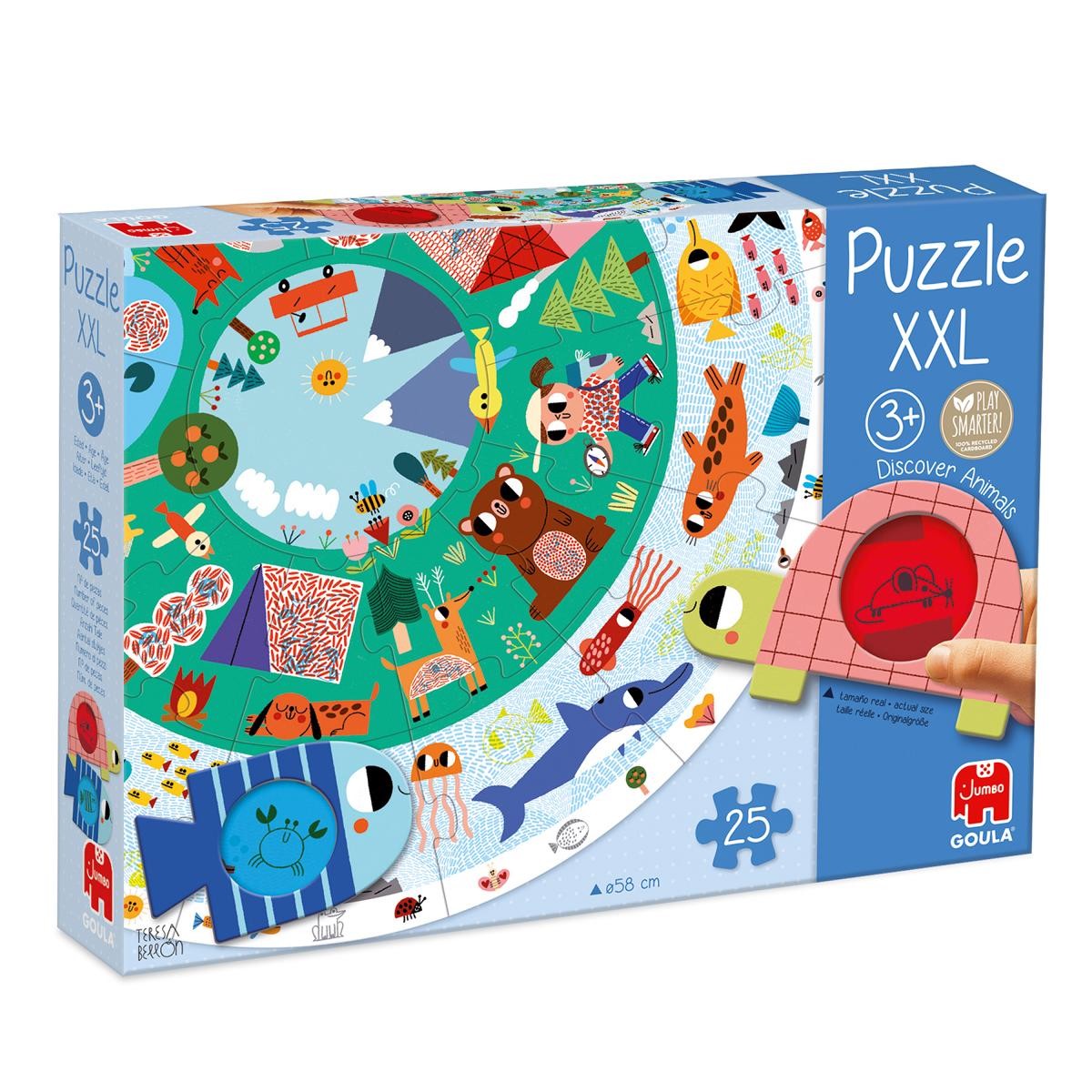 GOULA - XXL-Puzzle Tiere entdecken
