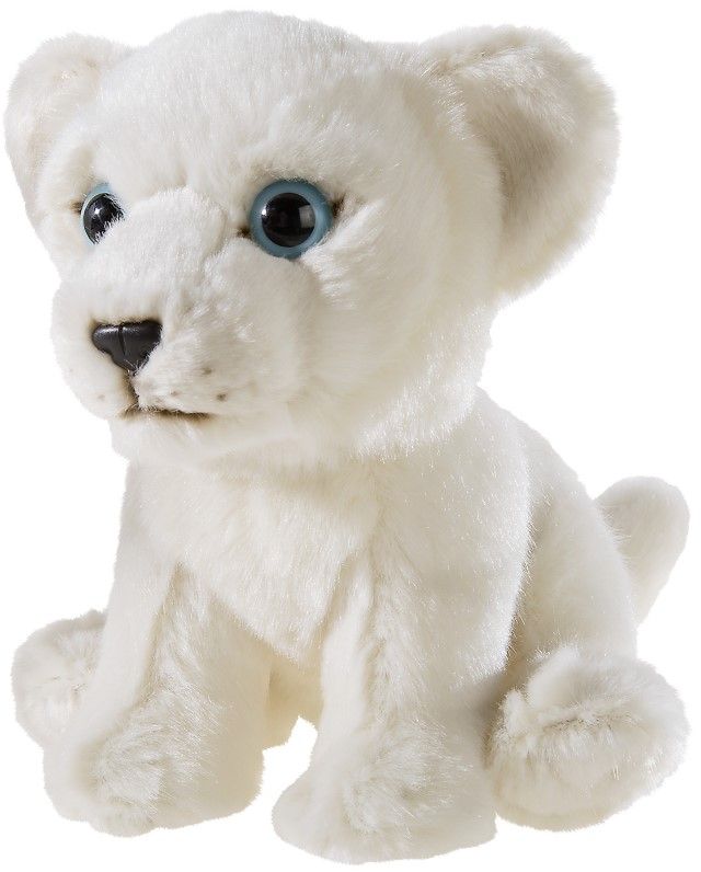 MISANIMO WEISSER LÖWE sitzend klein (Plüsch, 15cm)