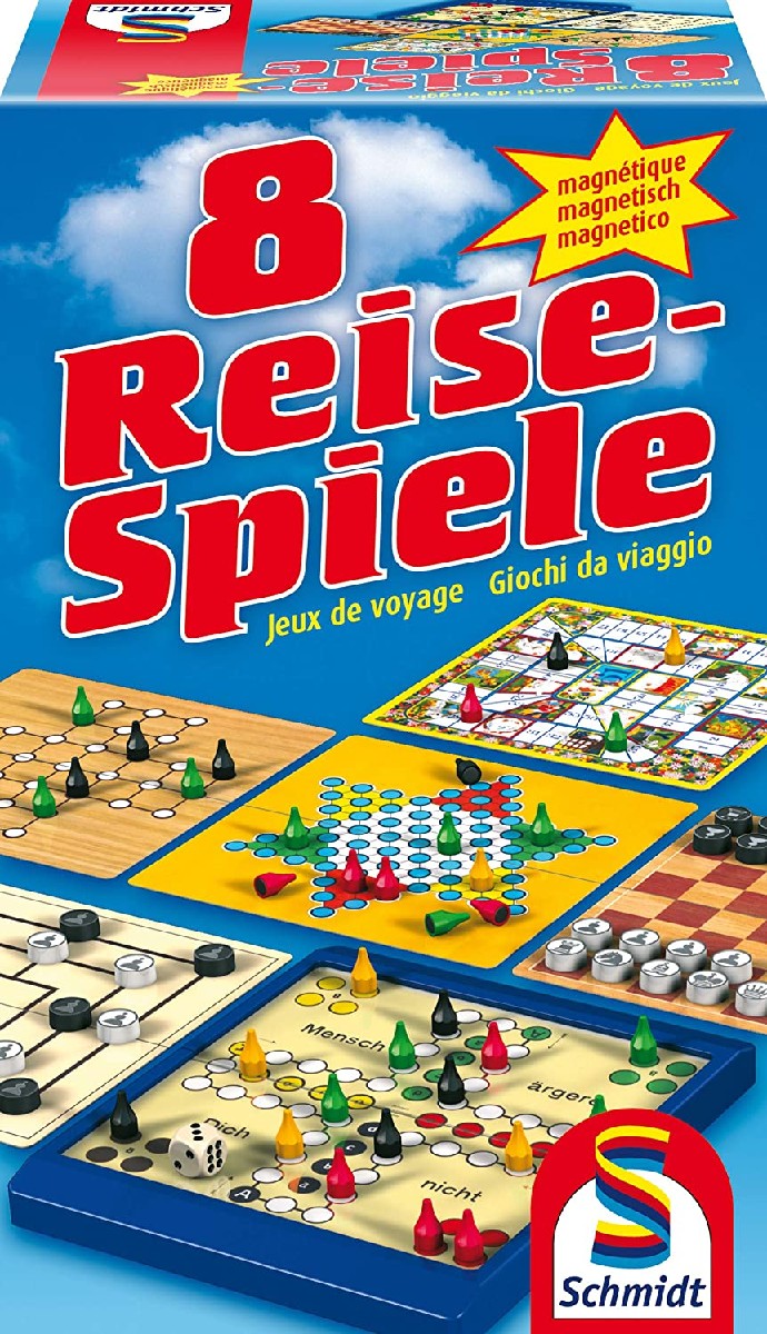 8 Reise-Spiele (magnetisch)