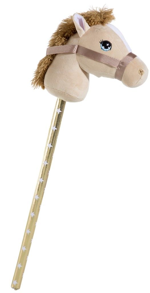 STECKENPFERD hellbraun (Plüsch, 70cm)