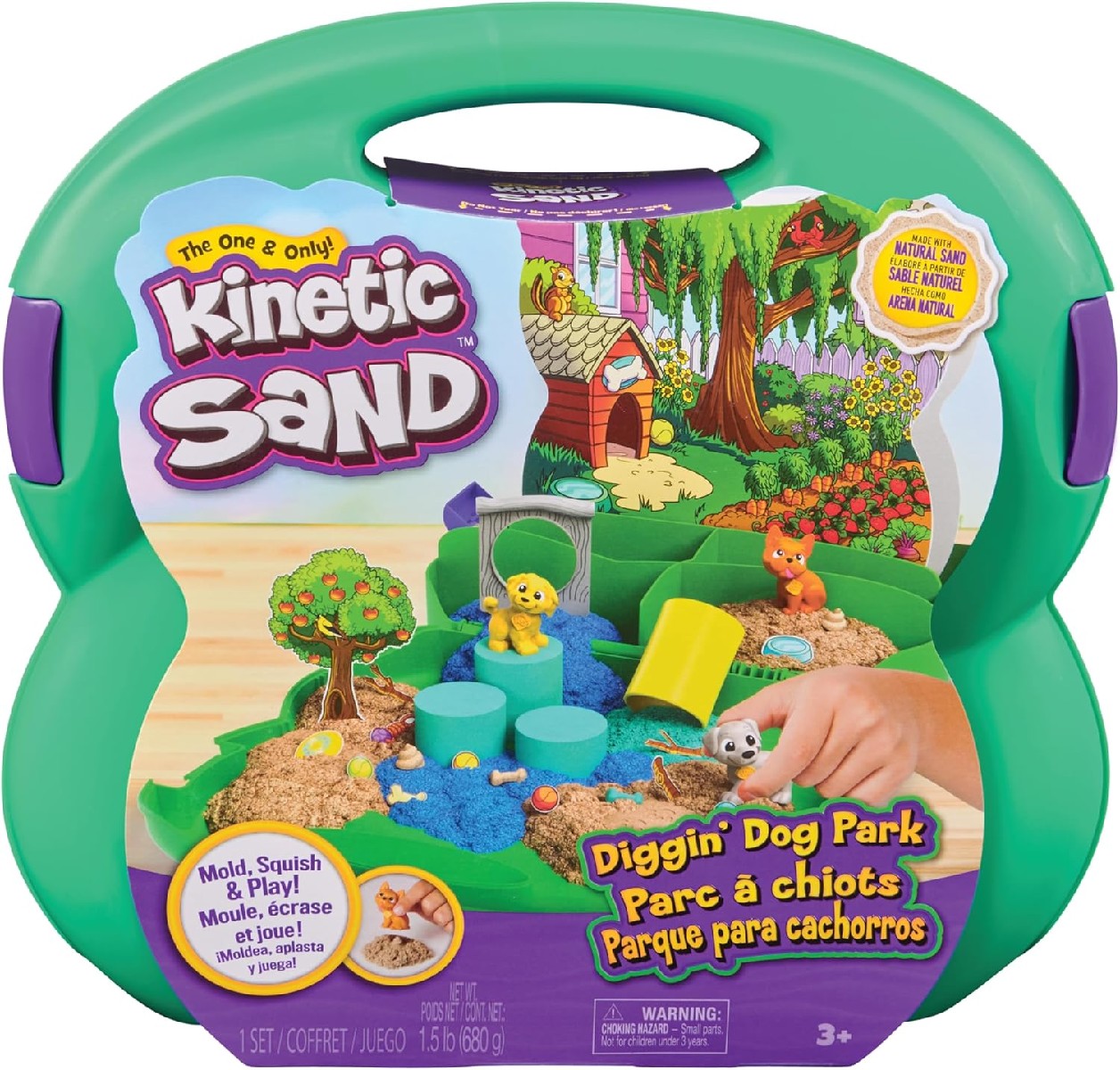 Kinetic Sand: Hunde-Park Koffer
